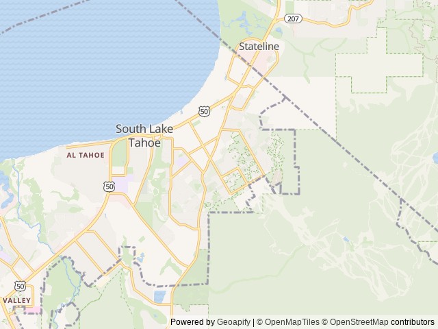 Map for 2021 Starcraft Autumn Ridge 26BHS near South Lake Tahoe, CA