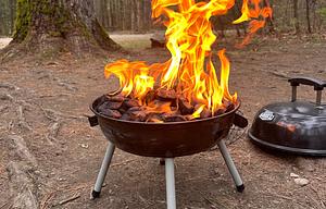 Travel light. Camp off‑grid. Fit for three.