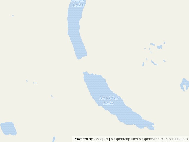 Map of Anan Lake Cabin location at Wrangell, AK, United States