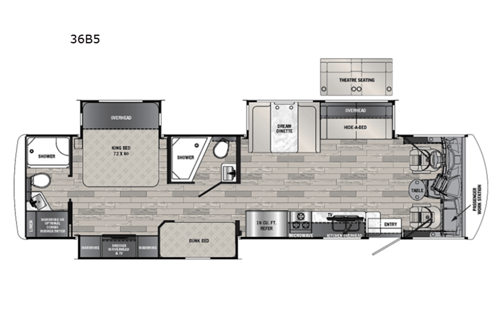 Luxury Class A | Sleeps 7 | Families