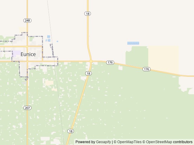 Map of Love's RV Hookup-Eunice NM 760 location at Eunice, NM, United States