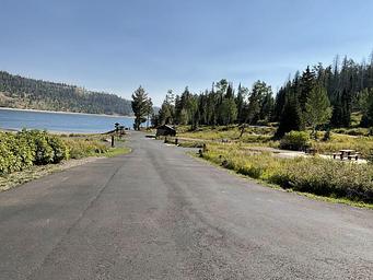 View of Navajo Lake from the campground
