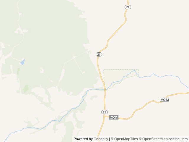Map for 2022 Forest River RV Cruise Lite 273QBXL near Potosi, MO