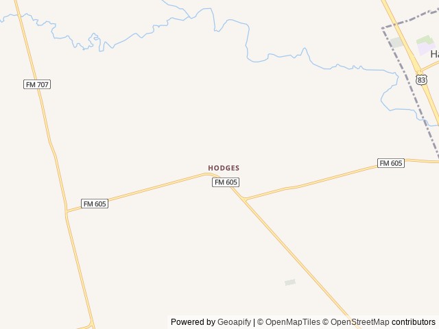 Map of Mesquite View RV Park LLC location at Hawley, TX, United States