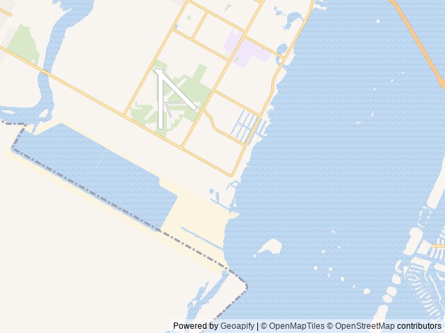 Map of Laguna Madre RV Park location at Corpus Christi, TX, United States