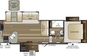 2023 Keystone RV Cougar Half-Ton 29RKS RV rental photo 2
