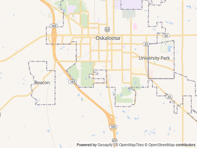 Map for 2022 Forest River RV Wildwood X-Lite 28VBXl near Oskaloosa, IA