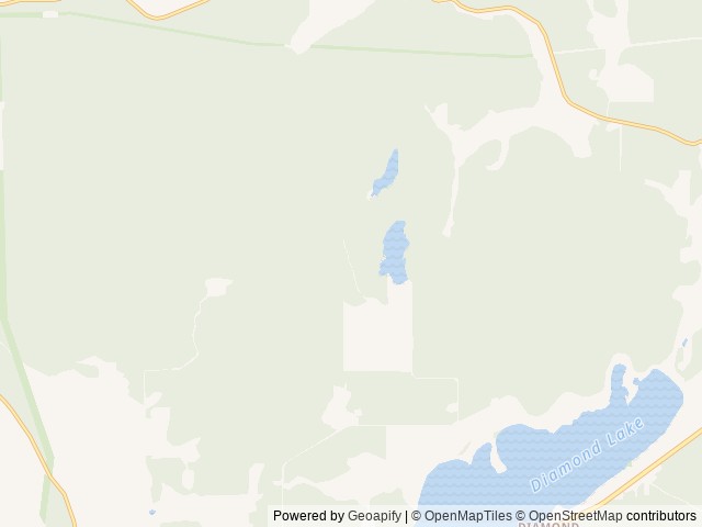 Map of Thousand Trails Little Diamond location at Newport, WA, United States