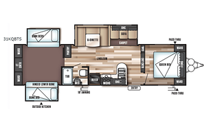 2018 Forest River RV Wildwood 31KQBTS RV rental photo 3