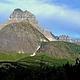 An alpine peak around Many Glacier