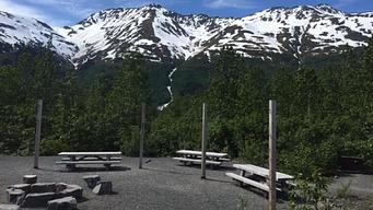 Spencer Glacier Whistle Stop Group Campground