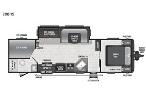 2020 Keystone RV Hideout 28BHS