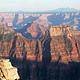 View of the Grand Canyon from a North Rim observation point