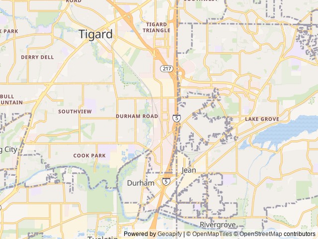 Map for 25 FT Class C - PET FRIENDLY Sleeps 3 near Tigard, WA