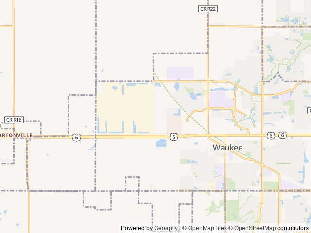 Map for 2023 Winnebago Vista 29v near Waukee, IA