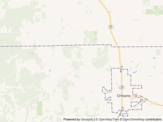 Map for 2017 Forest River - Flagstaff Super Lite near Orleans, IN