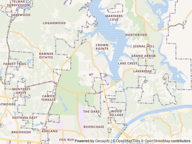 Map for 2022 Keystone RV Hideout 262BH near Tuscaloosa, AL