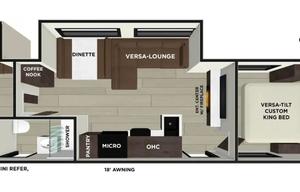 2026 36 ft Camper W/ Bunkhouse, - DELIVERY ONLY