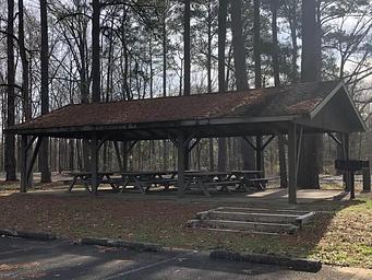 Under Belmont Shelter