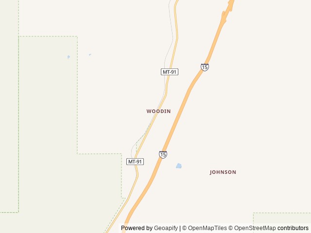 Map of Divide Bridge Campground location at Butte, MT, United States