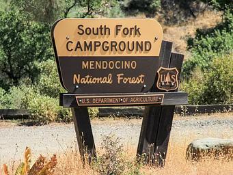 South Fork Campground Sign