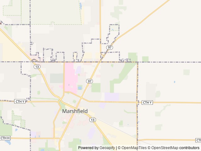 Map for 1990 None Chevy Jamboree Searcher near Marshfield, WI