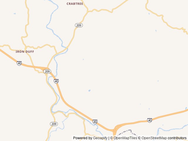 Map of Creekside at Wild Rock location at Clyde, NC, United States