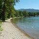 Beach and lake front