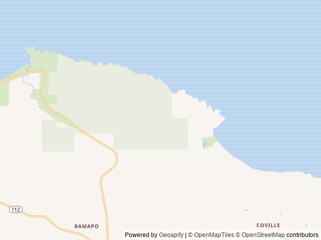 Map of Menizei location at Joyce, WA, United States