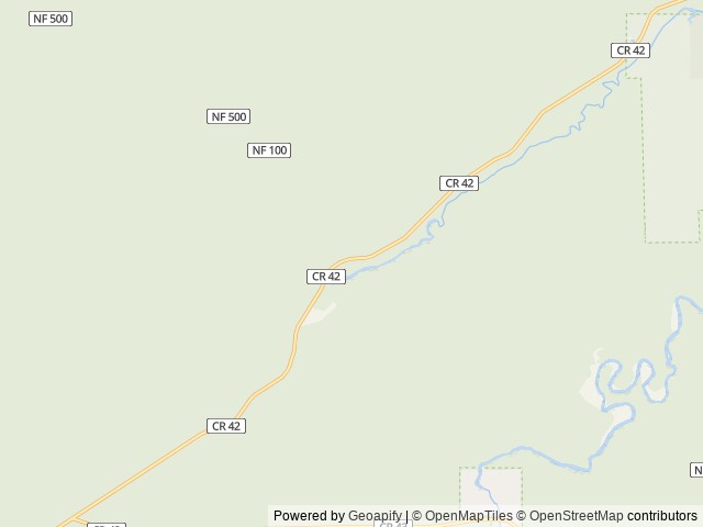 Map of Fall River Guard Station location at Bend, OR, United States
