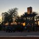 Twilight view featuring a water tower and park structures — captures unique on‑site features and evening atmosphere (file RS-400x284.jpg).