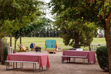 The Cozy Peach at Schnepf Farms