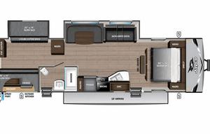 New & Loaded! 3 TVs • 2 Slides • Sleeps the Crew