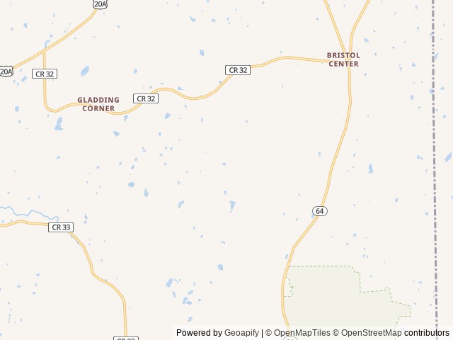 Map of Stay Bristol Woodlands location at Canandaigua, NY, United States