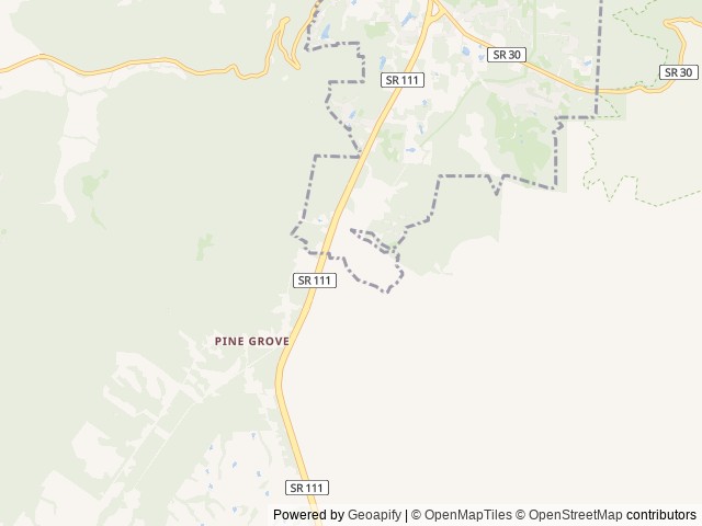 Map of Stillwaters Creek location at Spencer, TN, United States