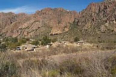 Group campground, situated among the mountains