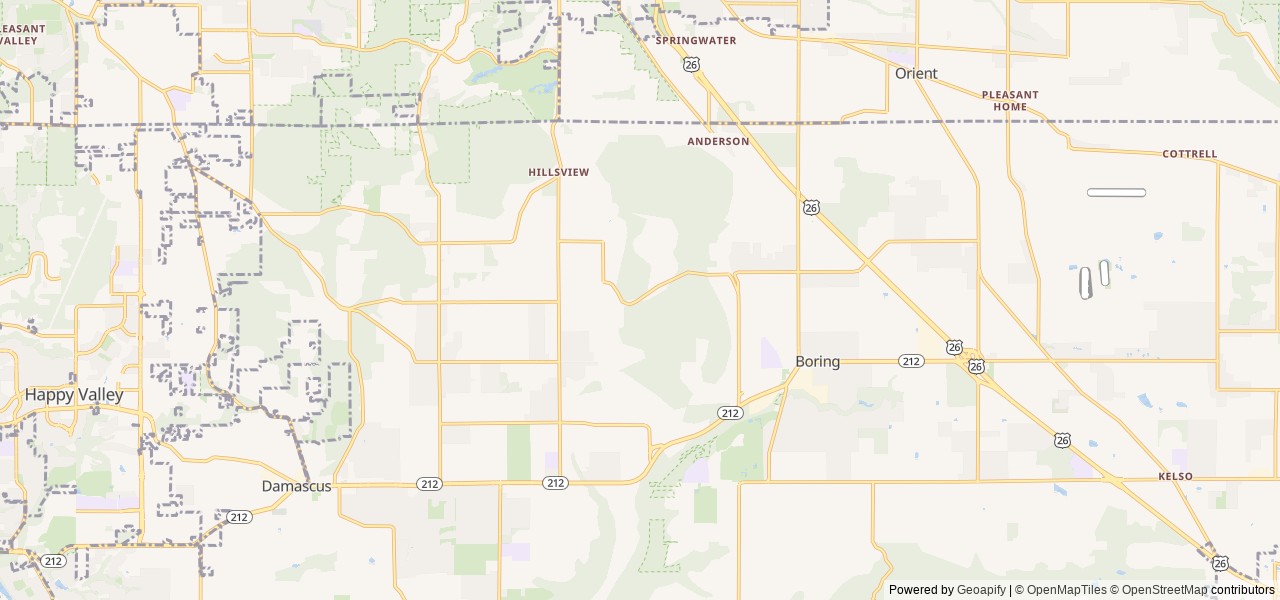 Map for 2019 Thor Chateau 22B - Compact Luxury Motor Coach near Boring, WA