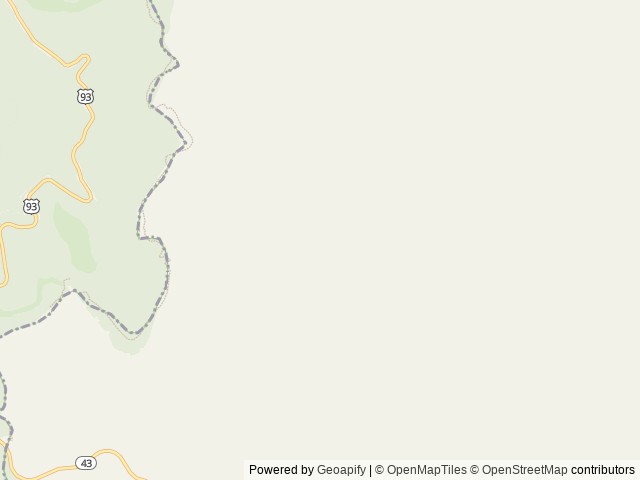 Map of Hogan Cabin location at Wisdom, MT, United States
