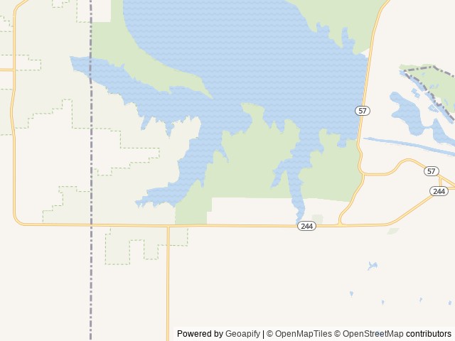 Map of Thunderbird Marina & RV Resort location at Junction City, KS, United States