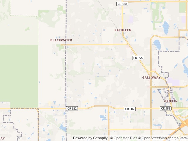 Map for 2014 Cherokee Grey Wolf Toy Hauler 25RR near Lakeland, FL
