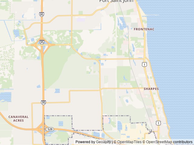 Map for The Rose Bud near Cocoa, FL