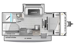 28' 2022 Tracer Bunkhouse - Sleeps 6 + 2 Children