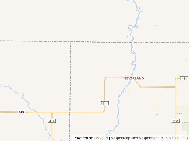 Map of OB Fuller Campground location at Bark River, MI, United States