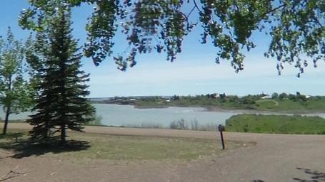 A view of the lake from West End Tent and Trailer