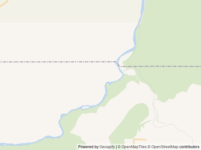 Map of Trout Creek Campground location at Prineville, OR, United States