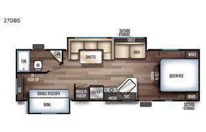 2019 Forest River RV Cherokee Grey Wolf 27DBS