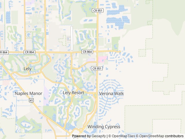 Map of Sun Retreats Naples location at Naples, FL, United States