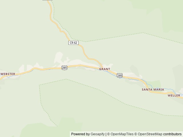 Map of Lostfork Basecamp location at Grant, CO, United States