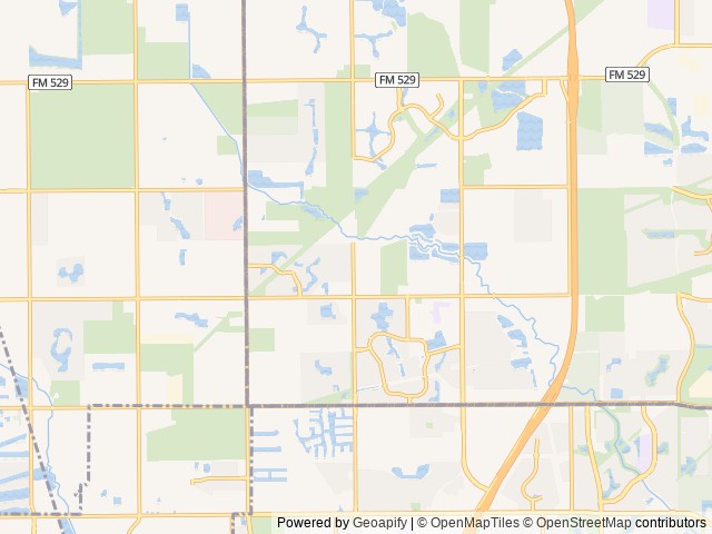 Map for "Totally Hitched" near Katy, TX