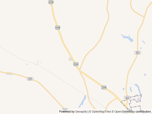 Map for Indigo on the Ranch near Henderson, TX